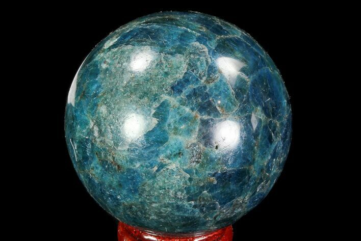 Bright Blue Apatite Sphere - Madagascar #83073